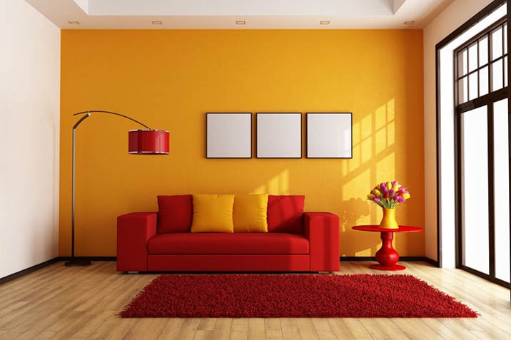 Red Color Interior Design