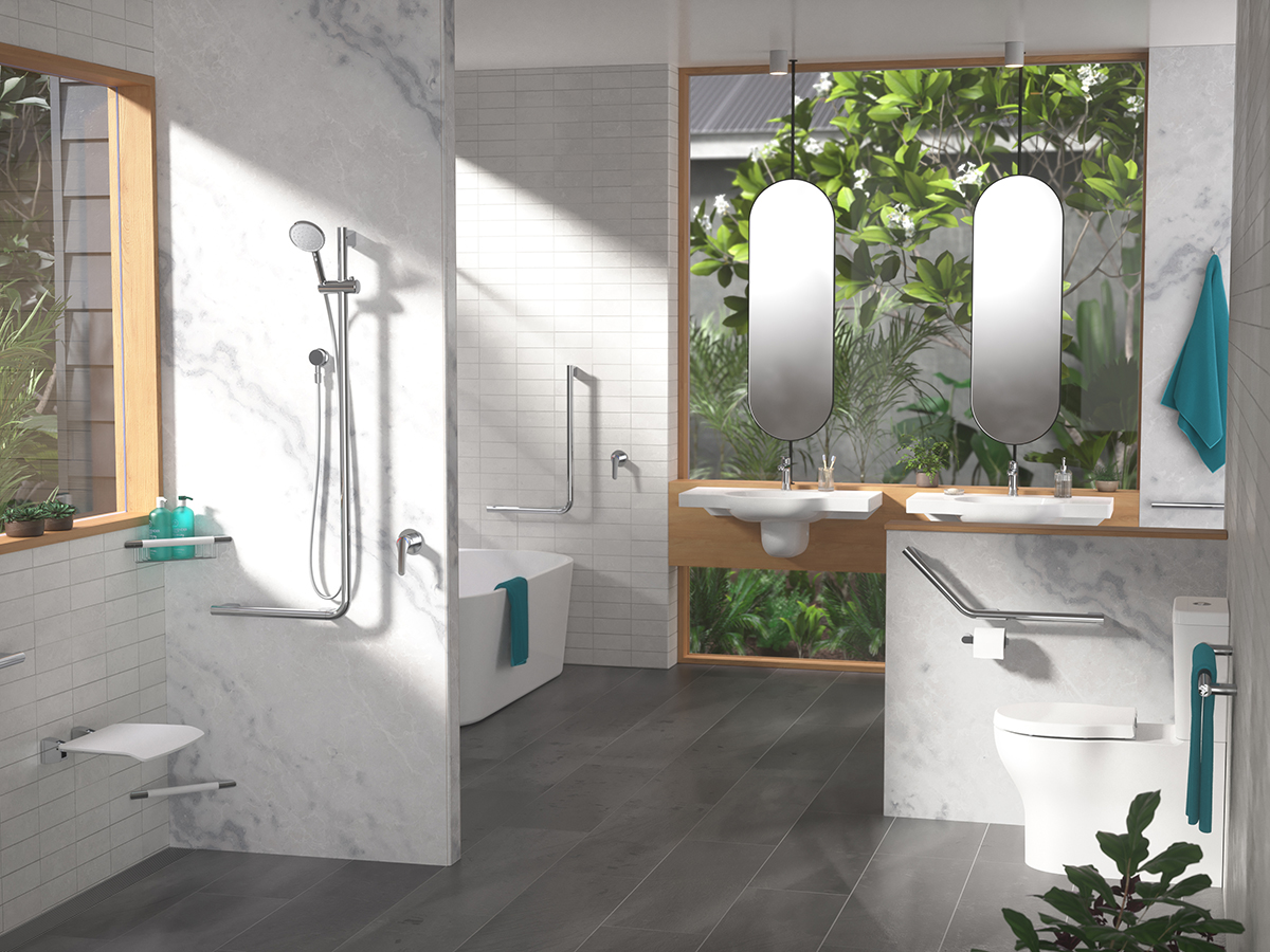 Stylish and supportive solutions for aged care bathrooms | Architecture ...