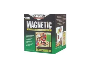 Rust Oleum Magentic Primer water based formula available from Zinsser ...