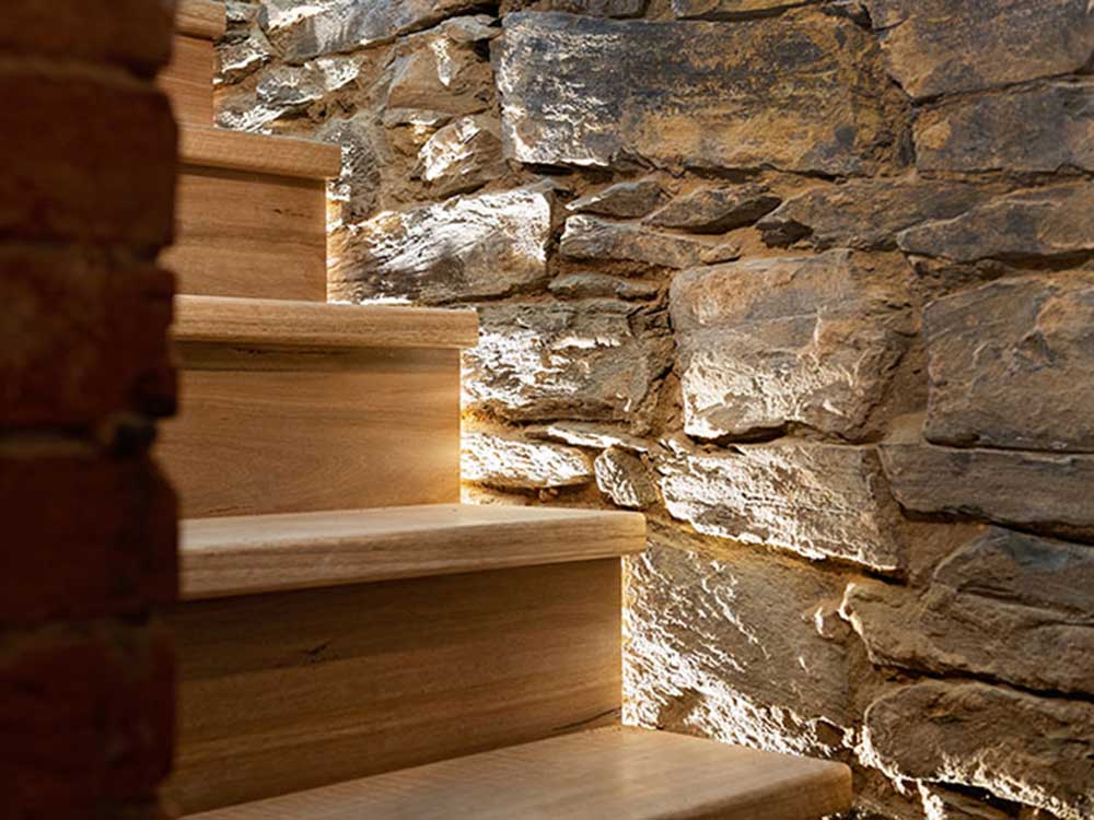 Staircase Stone Wall